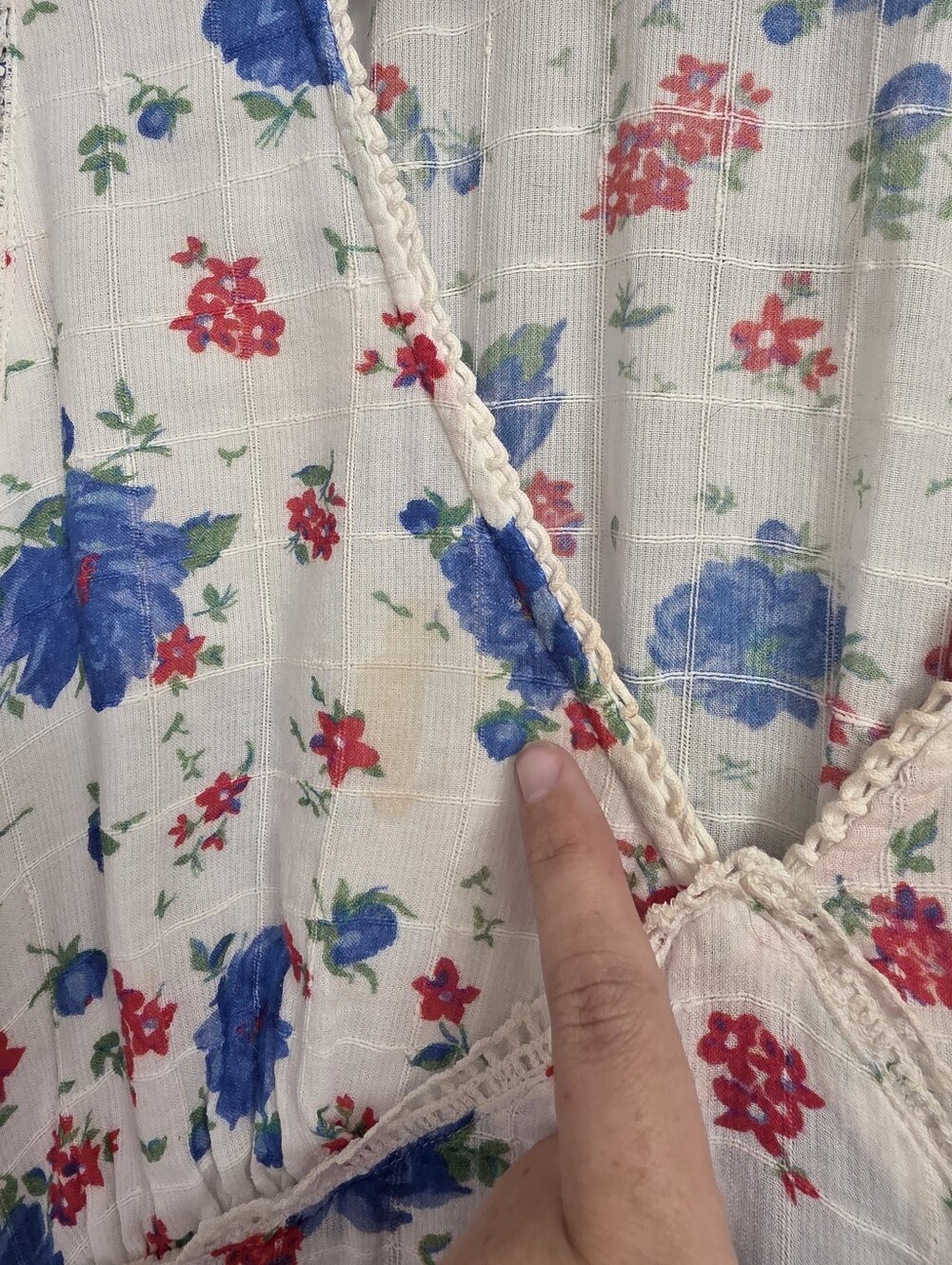 LoveShackFancy Arlo Floral Print dress Size 6 *With Stains* - Picture 6 of 16